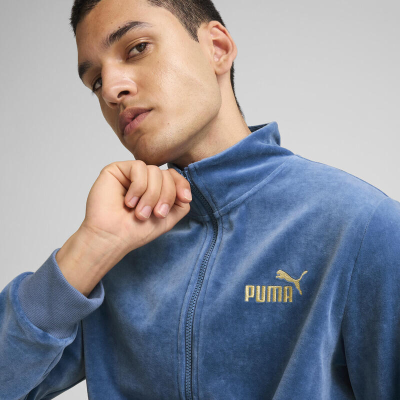 ESS+ MINIMAL GOLD jack voor heren PUMA Blue Horizon