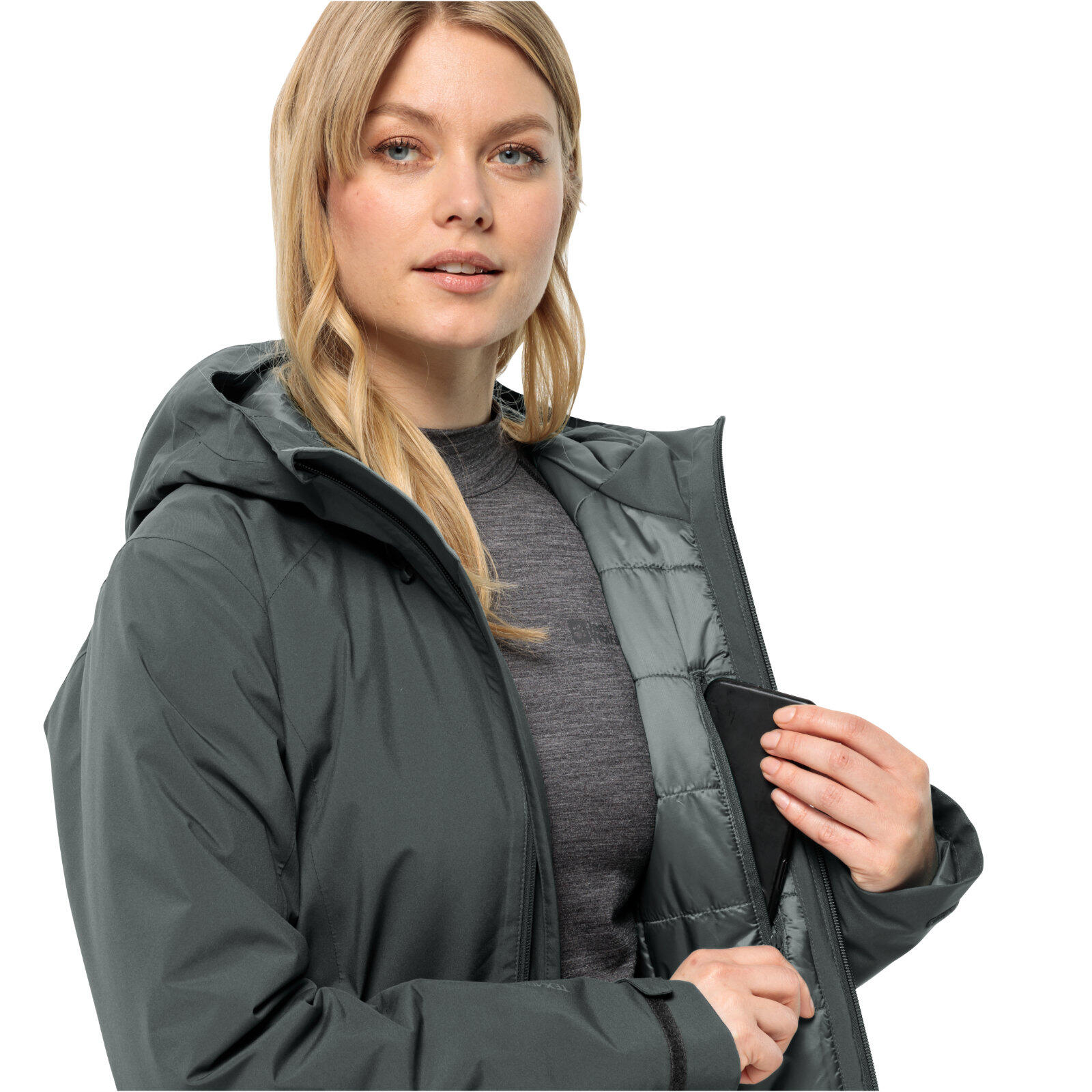 Dames gewatteerde jas Jack Wolfskin Heidelstein Ins 5/7