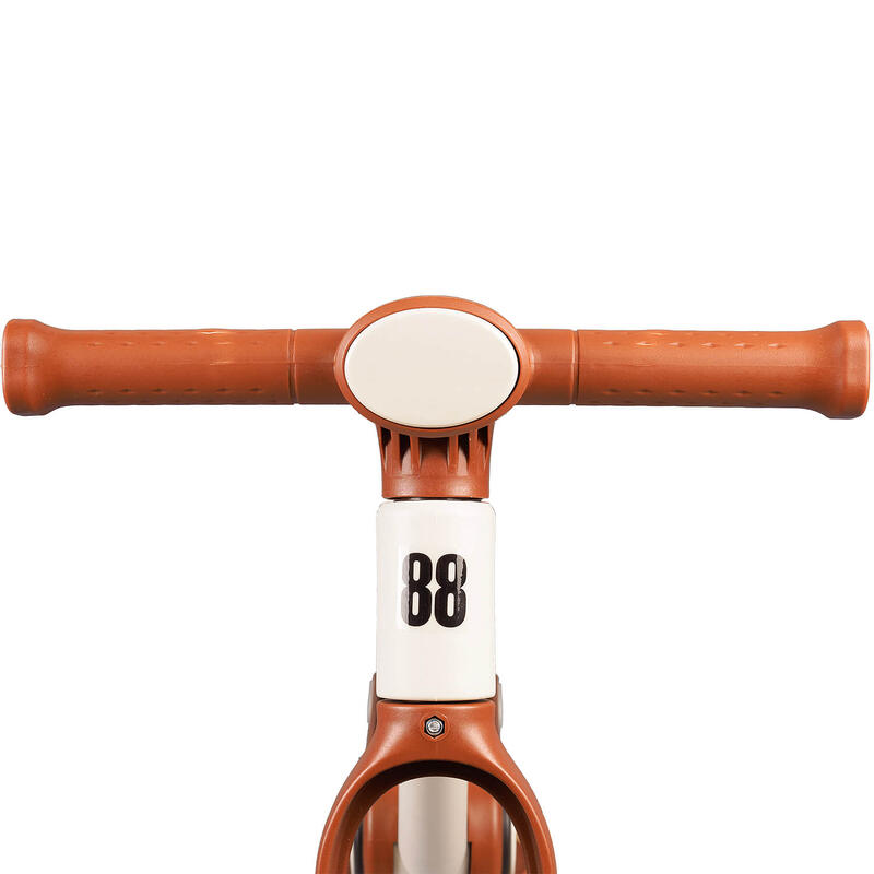 Bicicleta fara pedale pentru copii Condor, roti gonflabile cauciuc 12 inch, maro