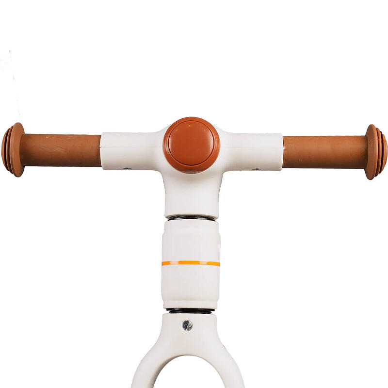 Bicicleta fara pedale pentru copii Little Dino, 12 inch, alb