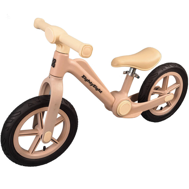 Bicicleta fara pedale pentru copii Condor, roti gonflabile cauciuc 12 inch, tan