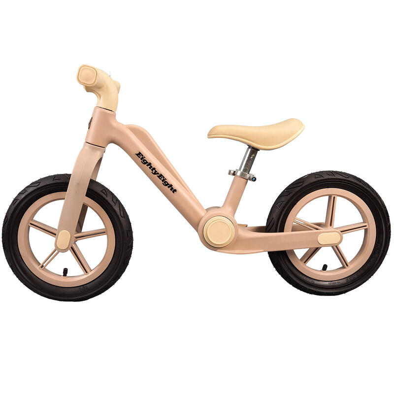 Bicicleta fara pedale pentru copii Condor, roti gonflabile cauciuc 12 inch, tan