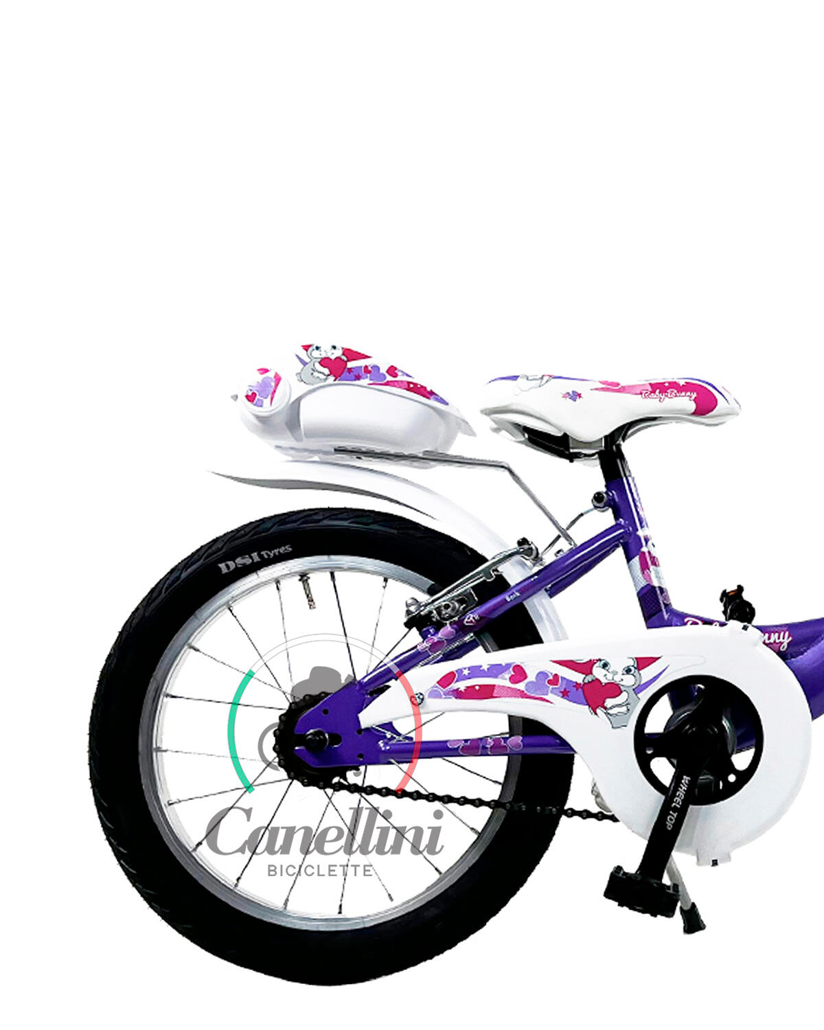 Kinderfahrrad Canellini VENERE 16" BABY BUNNY - Violett 3/3
