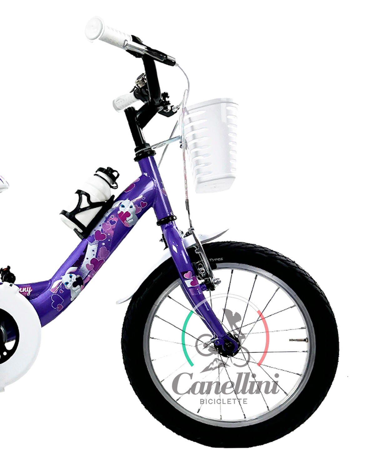 Kinderfahrrad Canellini VENERE 16" BABY BUNNY - Violett 2/3