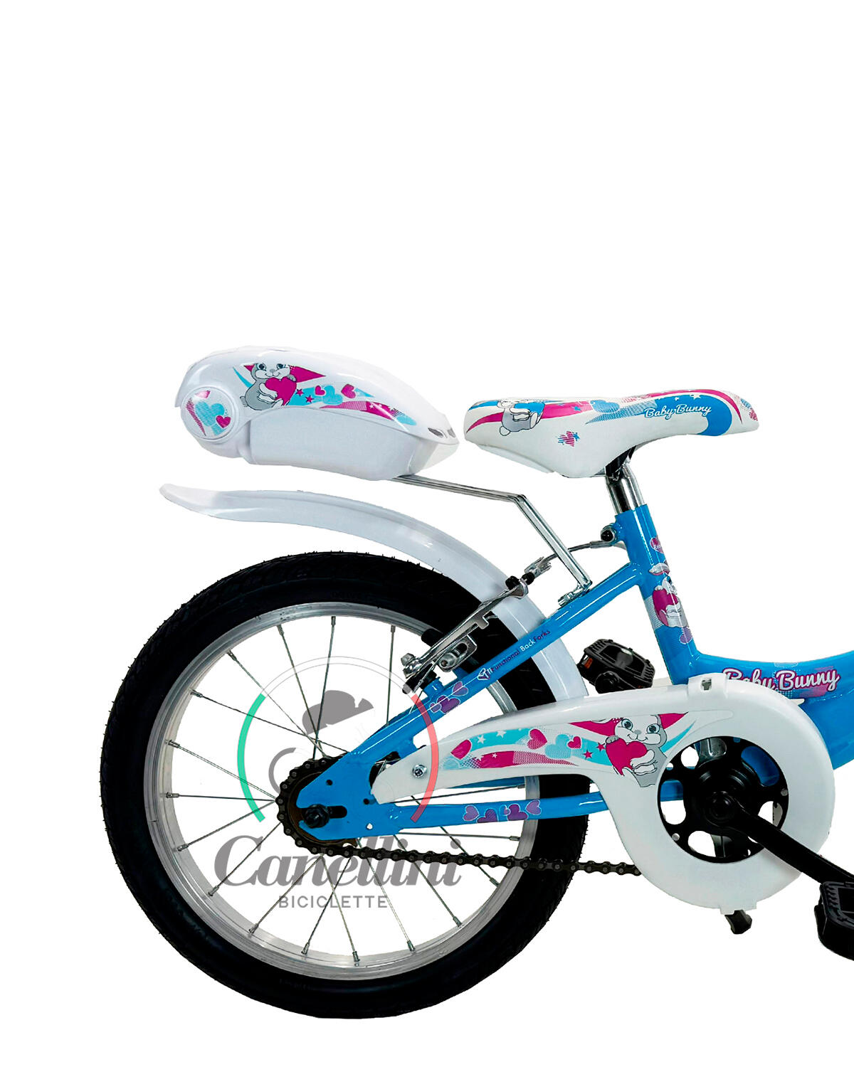 Kinderfahrrad Canellini VENERE 16" BABY BUNNY - Hellblau 3/3