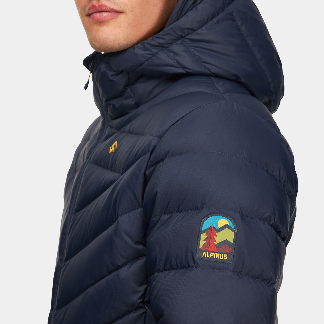 Doudoune en duvet de trek montagne Alpinus Monviso - Homme 5/7