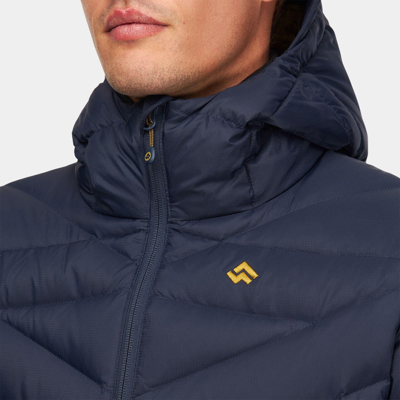 Doudoune en duvet de trek montagne Alpinus Monviso - Homme 4/7