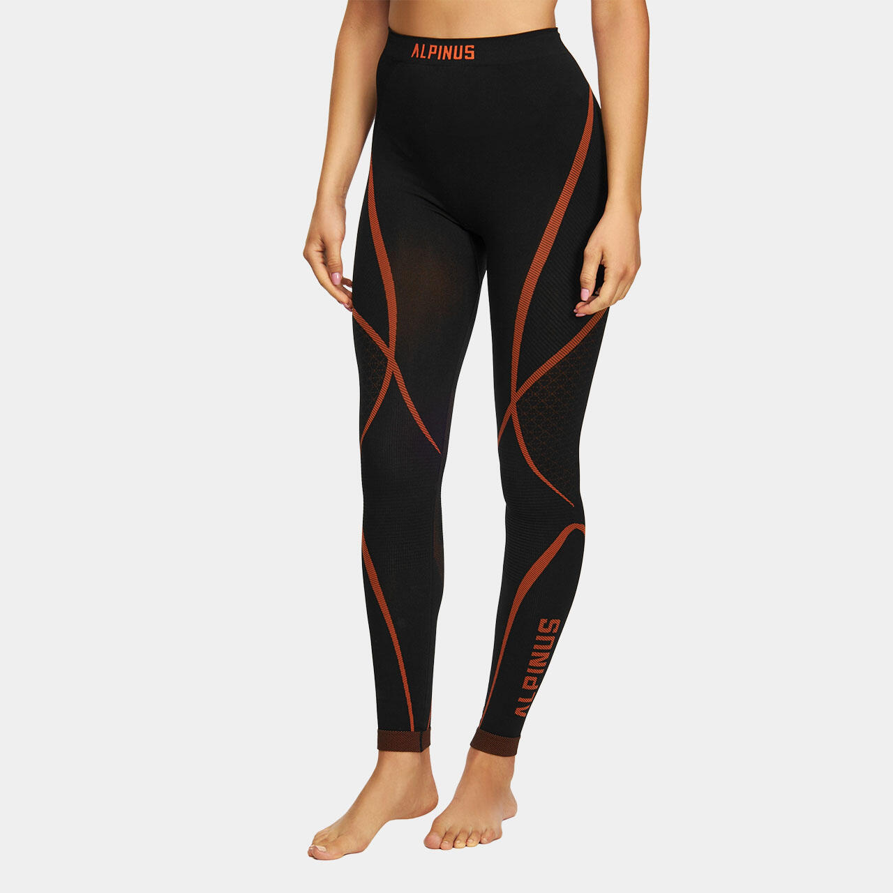 Alpinus - Pantalon Thermorégulateur De Randonnée Alpinus Lillehammer - Femme - Sous Vêtement Bas - Bleu|noir - 44 L - Decathlon