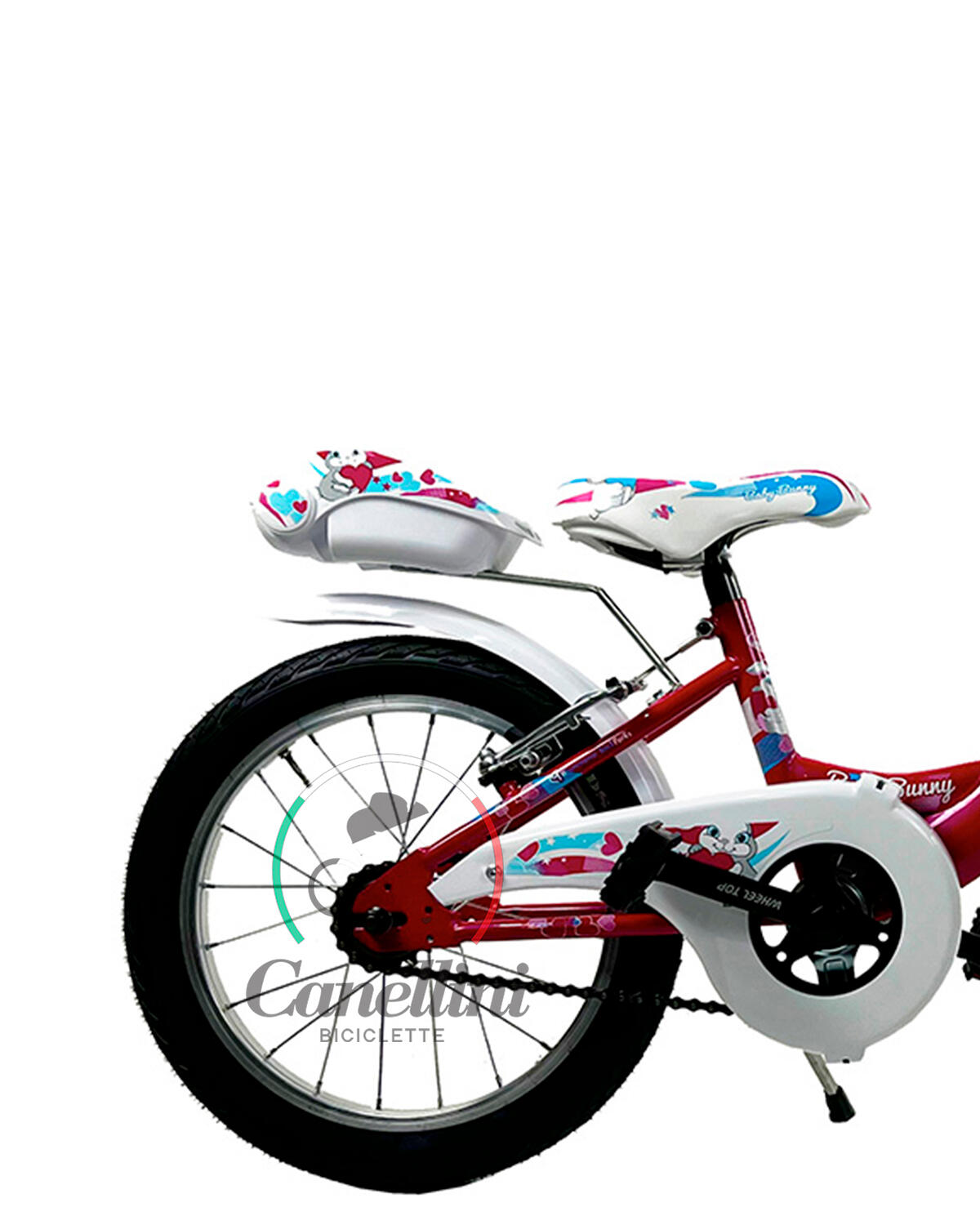 Kinderfahrrad Canellini VENERE 16" BABY BUNNY - Fuchsia 3/3
