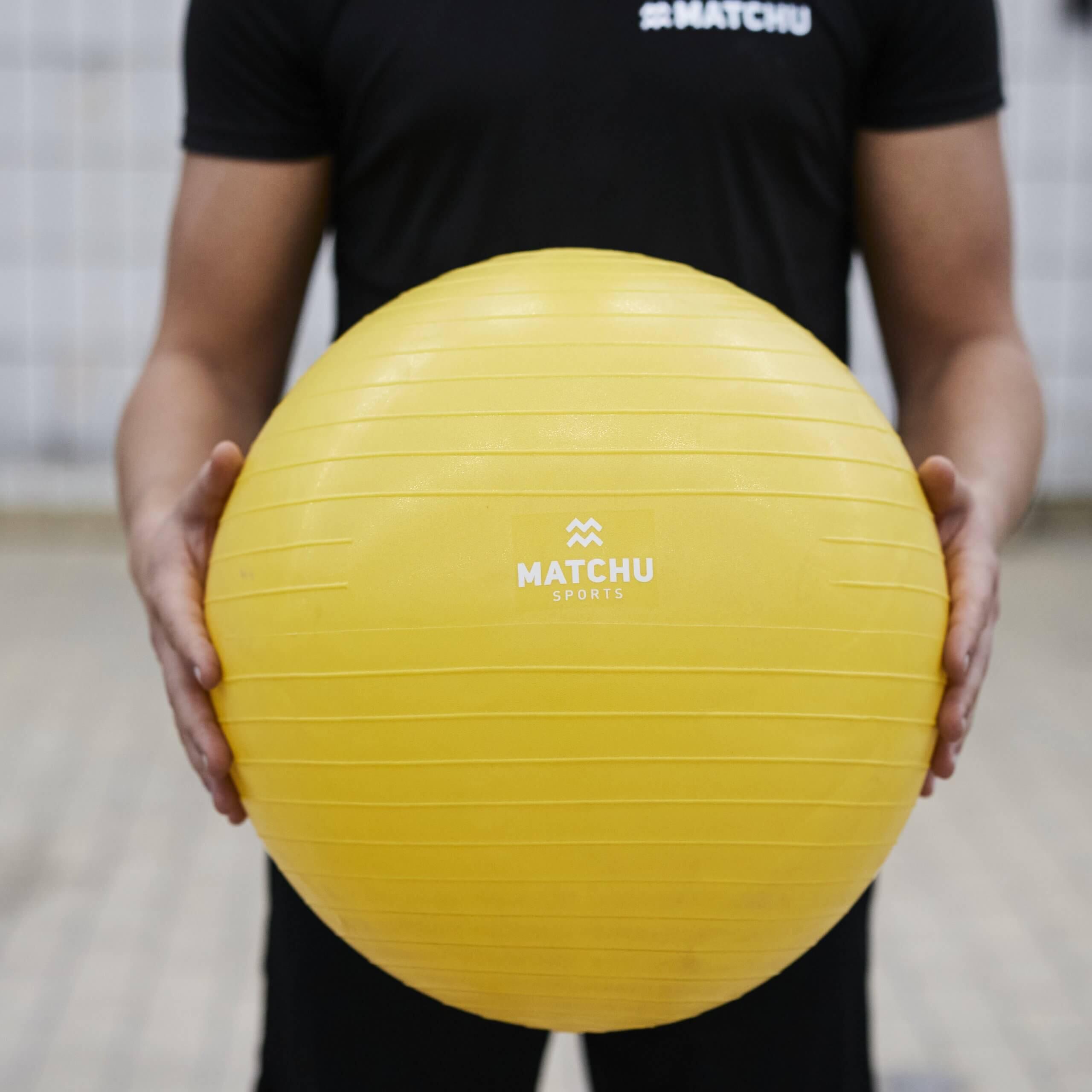 Ballon D'exercice Gymnic Classic Plus – 75 Cm – Jaune – Anti-éclatement – Neuf