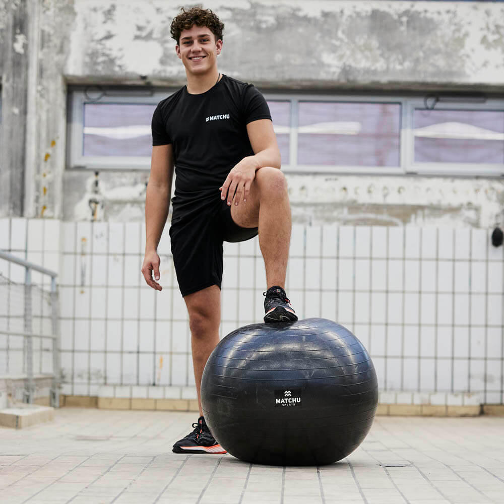 RESISTANTE GYMBAL - Swissball - 85 CM - Zwart 5/7