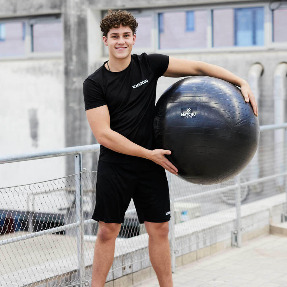 RESISTANTE GYMBAL - Swissball - 85 CM - Zwart 7/7