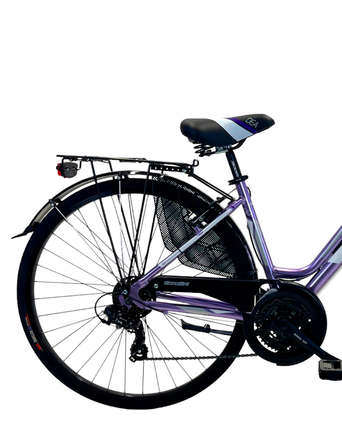 Bicicleta de cidade DEA mulher - Violeta 3/3
