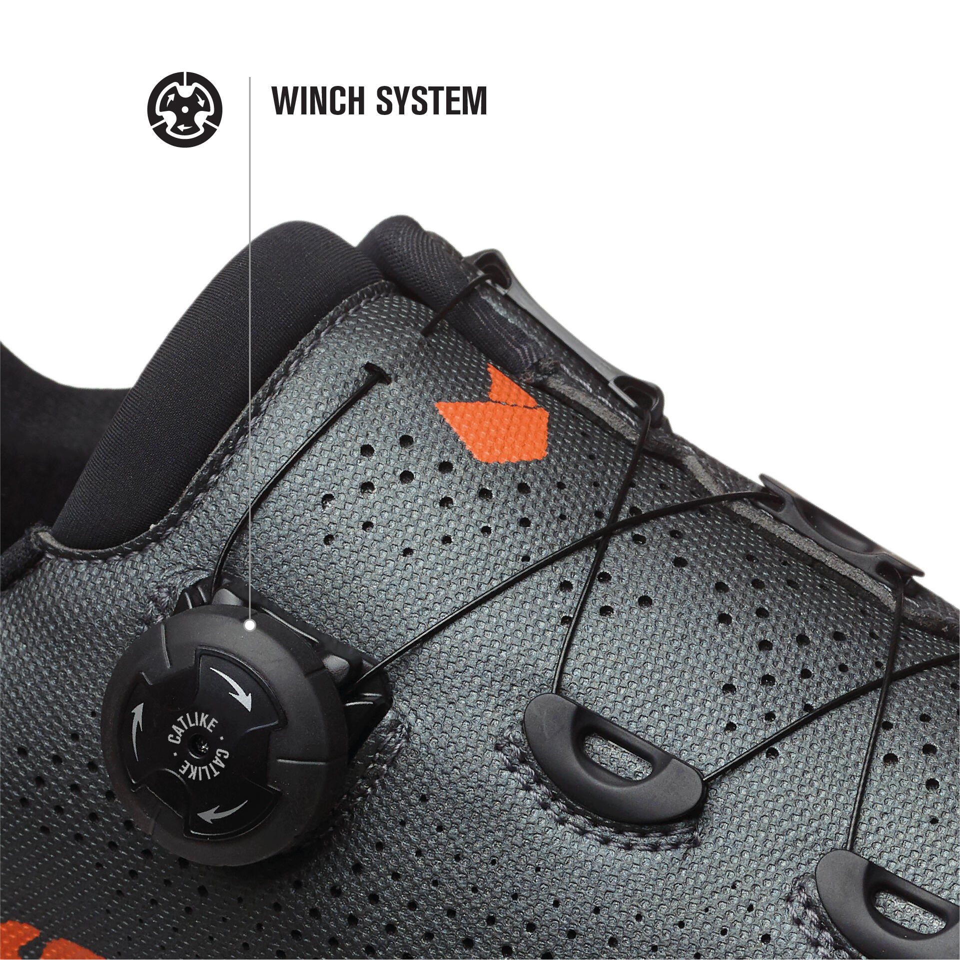 Catlike Whisper X1 Chaussures VTT Cyclisme Nylon Gris Foncé Mat 41 5/8