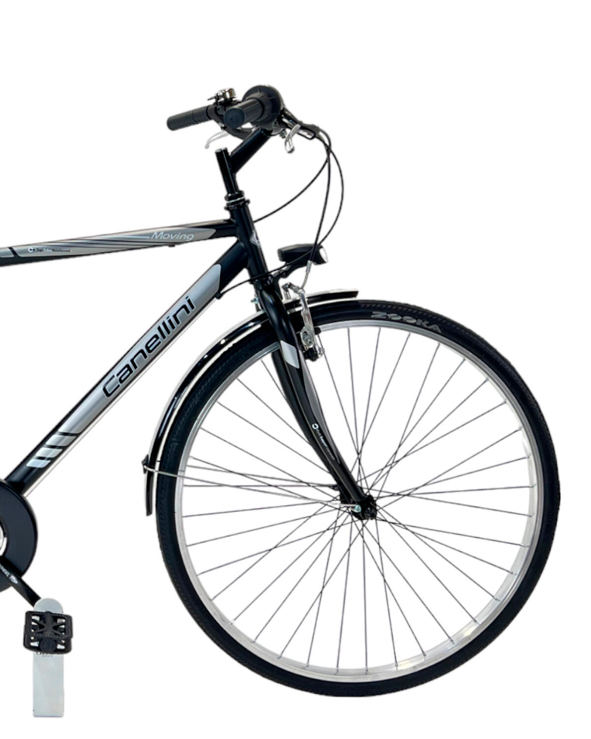 Stadsfiets MOVING 28" man - Zwart 2/3
