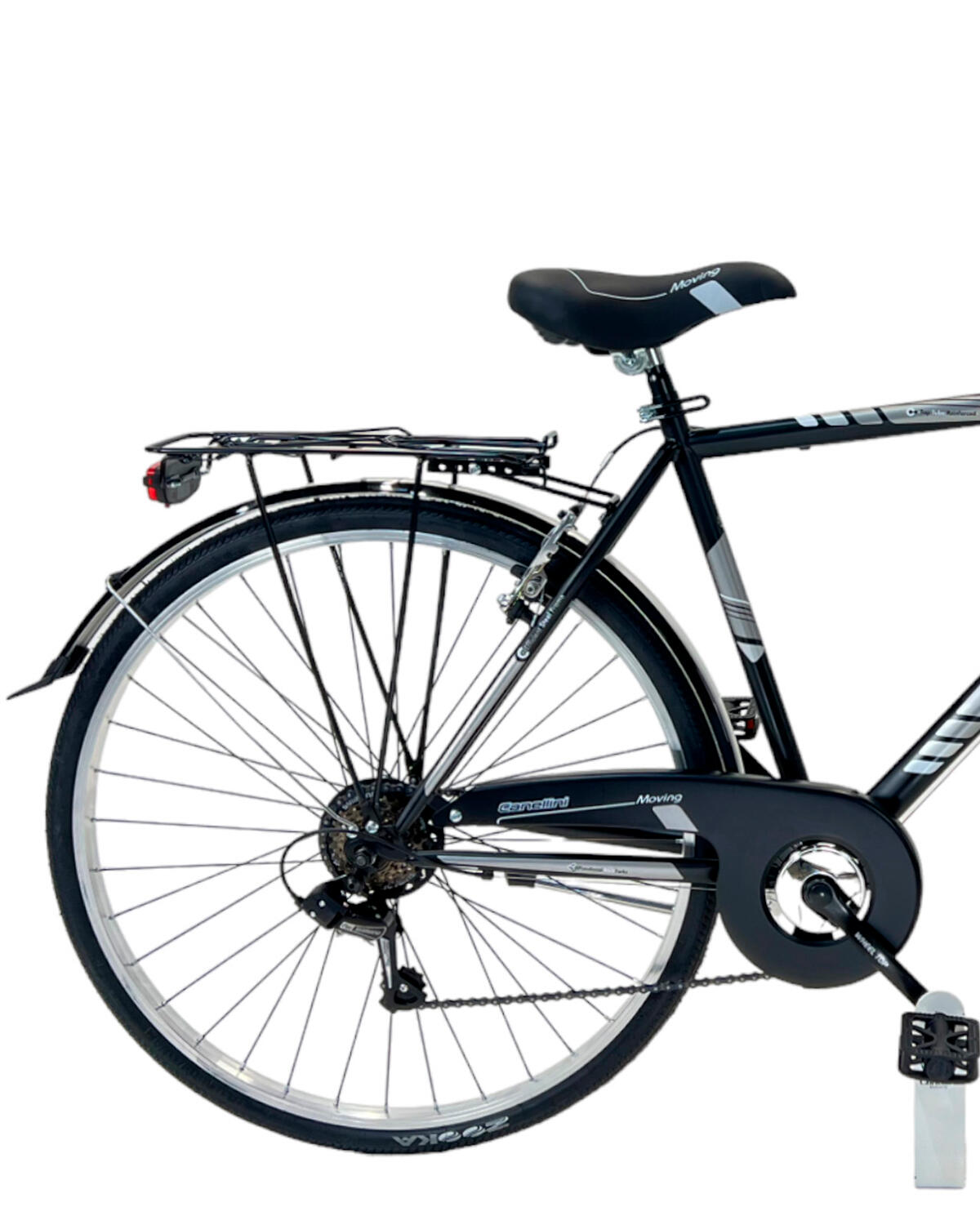 Stadsfiets MOVING 28" man - Zwart 3/3