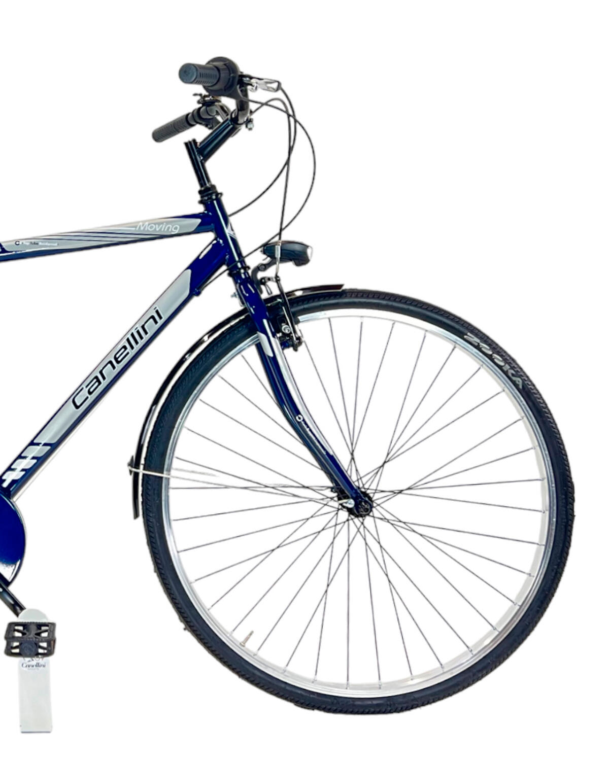 Bicicletta da città Moving 28" Uomo - Blu 2/3