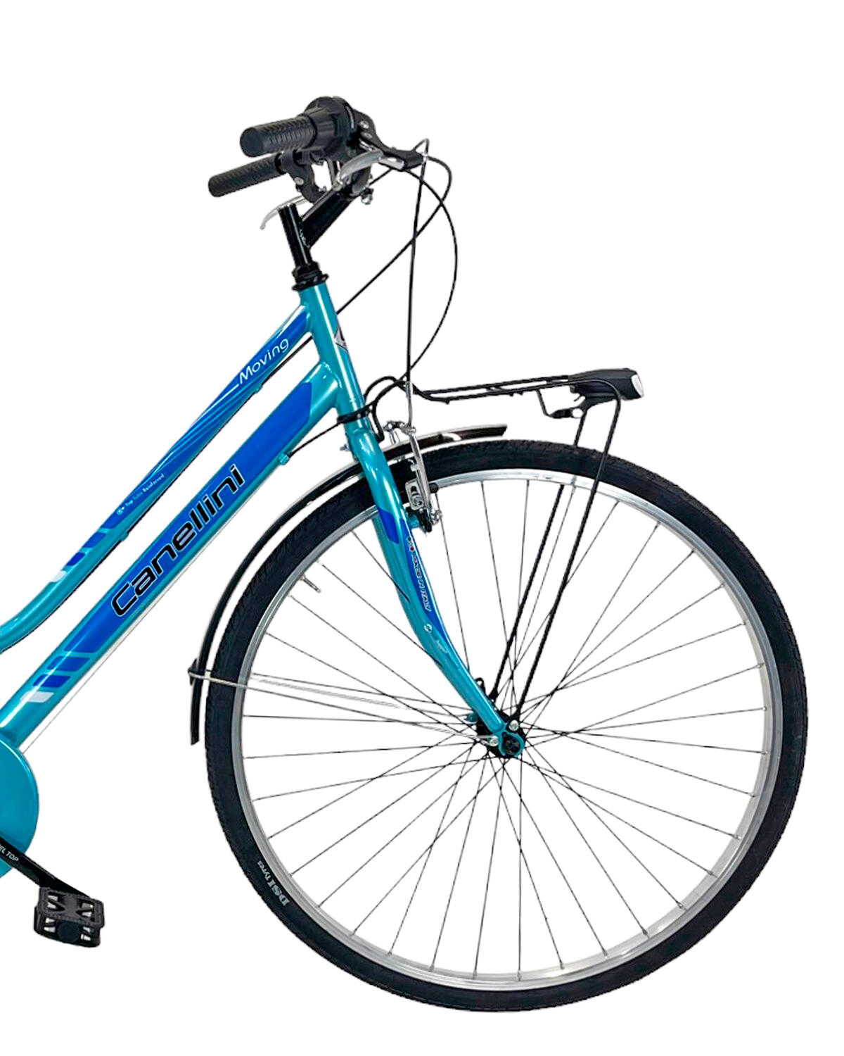 Vélo Urbain Femme 28″ – Alpina – Sharin – 6 Vitesses – Bleu Vert
