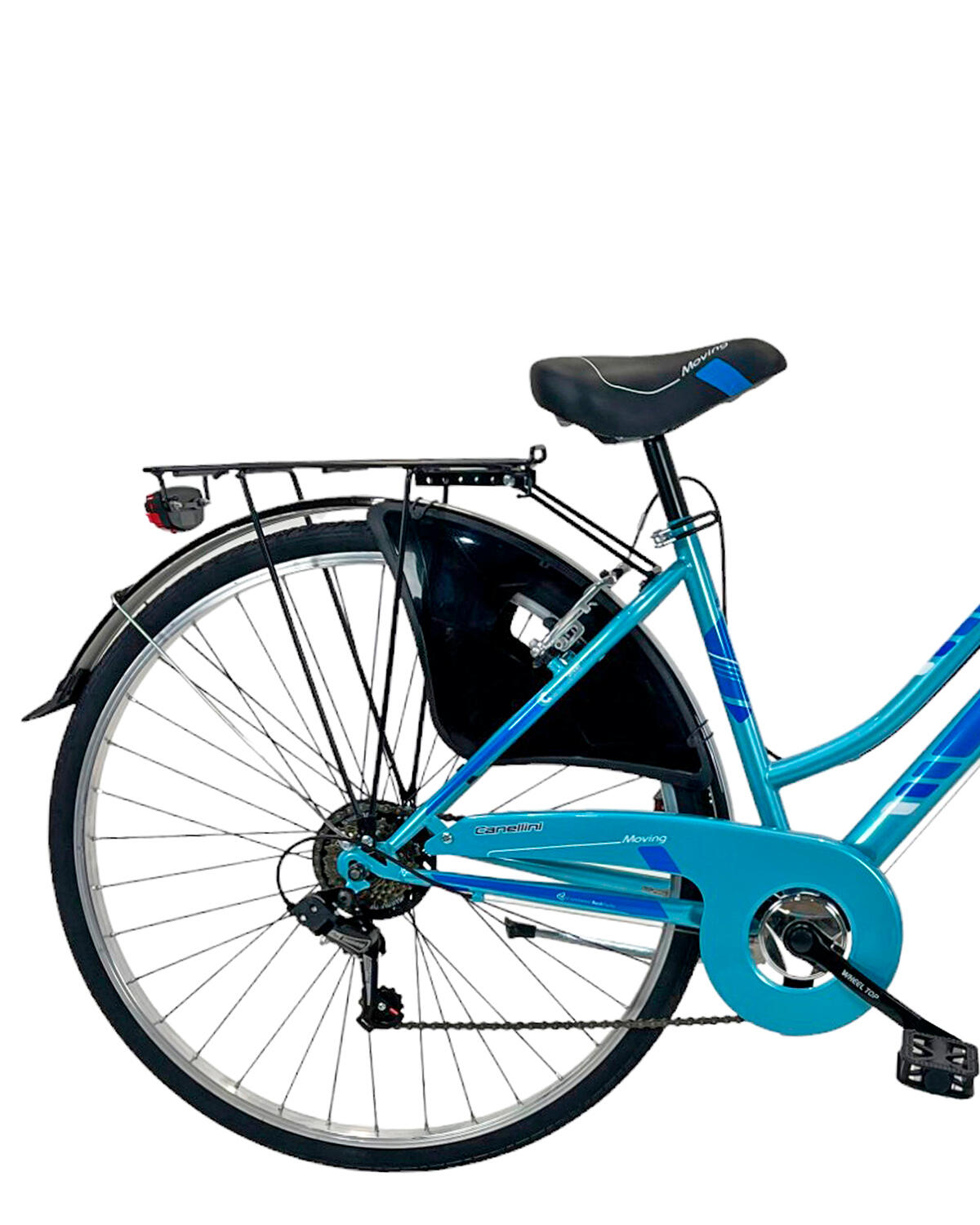 Stadsfiets MOVING 28" dame  - Lichtblauw 3/5