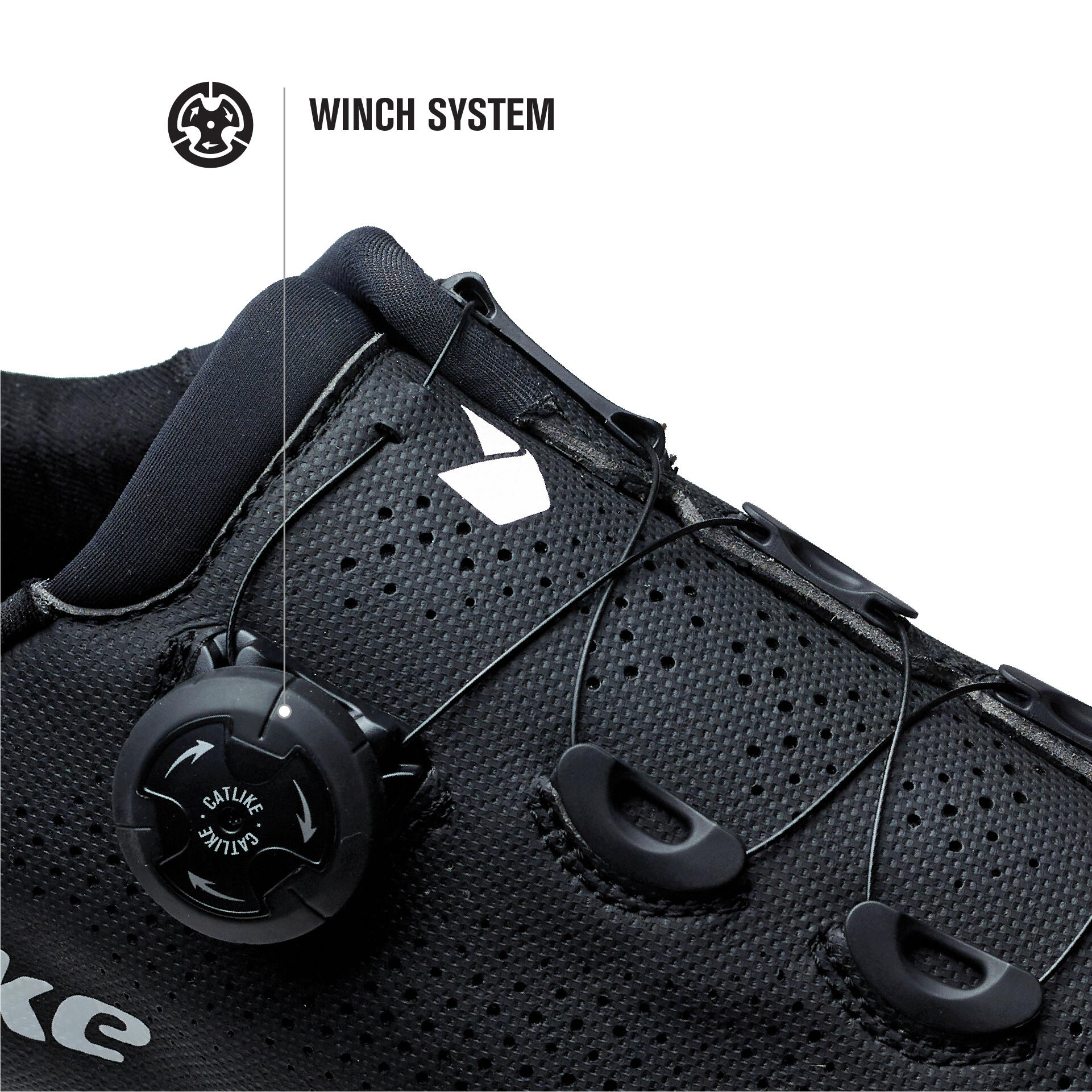 Catlike Whisper R1 MTB Radsportschuhe Unisex Schwarz Matt 45 5/8