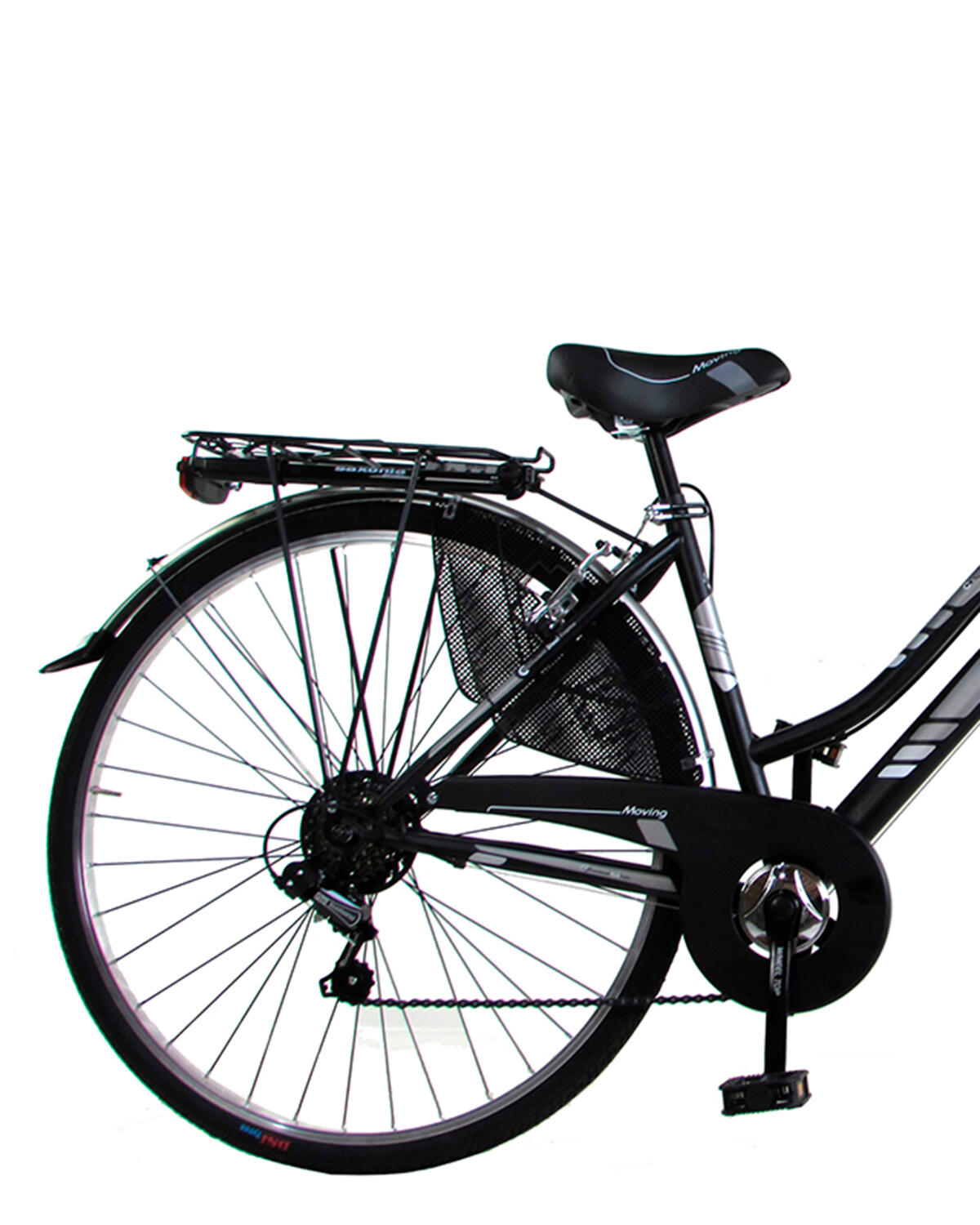 Stadsfiets MOVING 28" dame  - Zwart 3/3