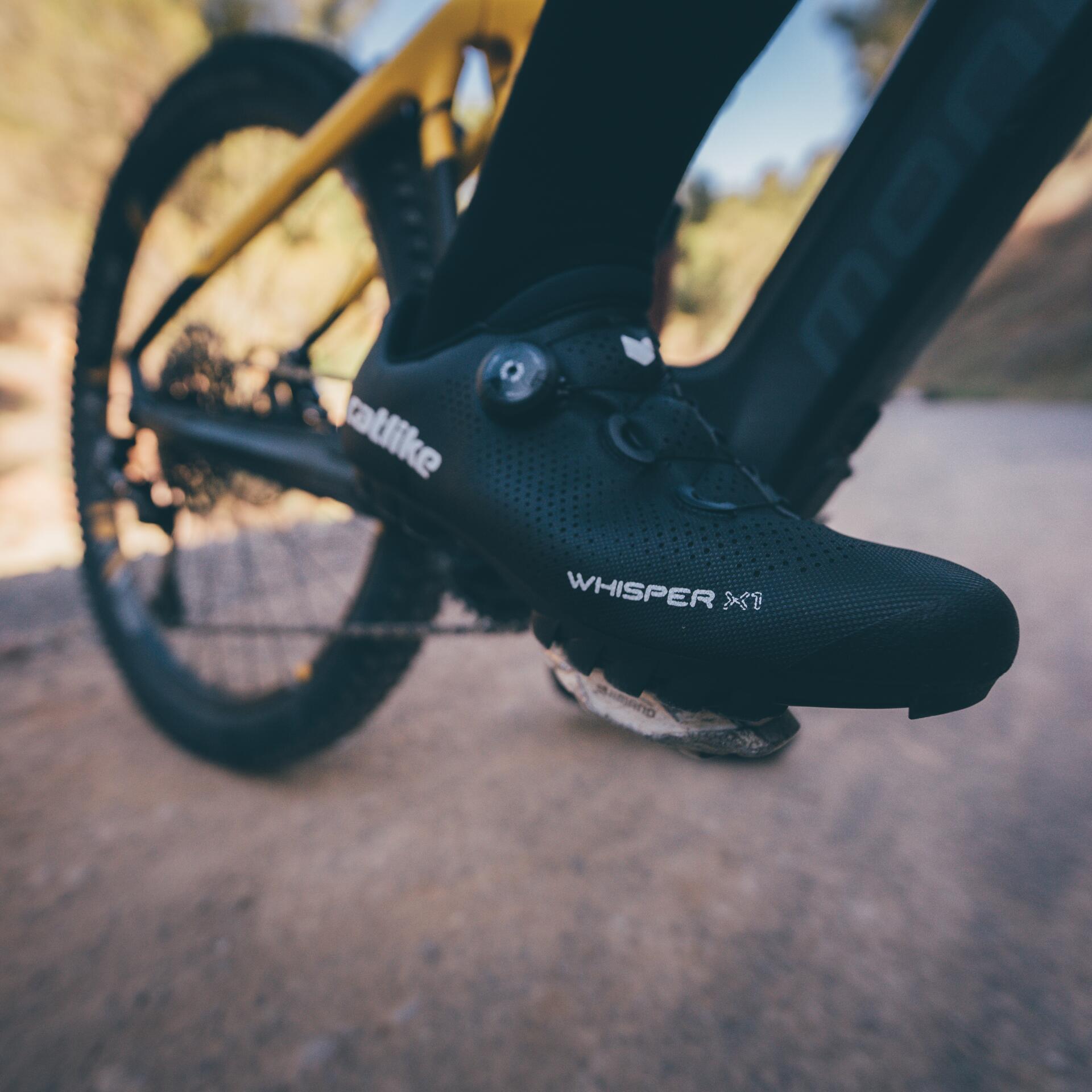 Catlike Whisper X1 MTB Fahrradschuhe Nylon Schwarz Matt 42 7/8