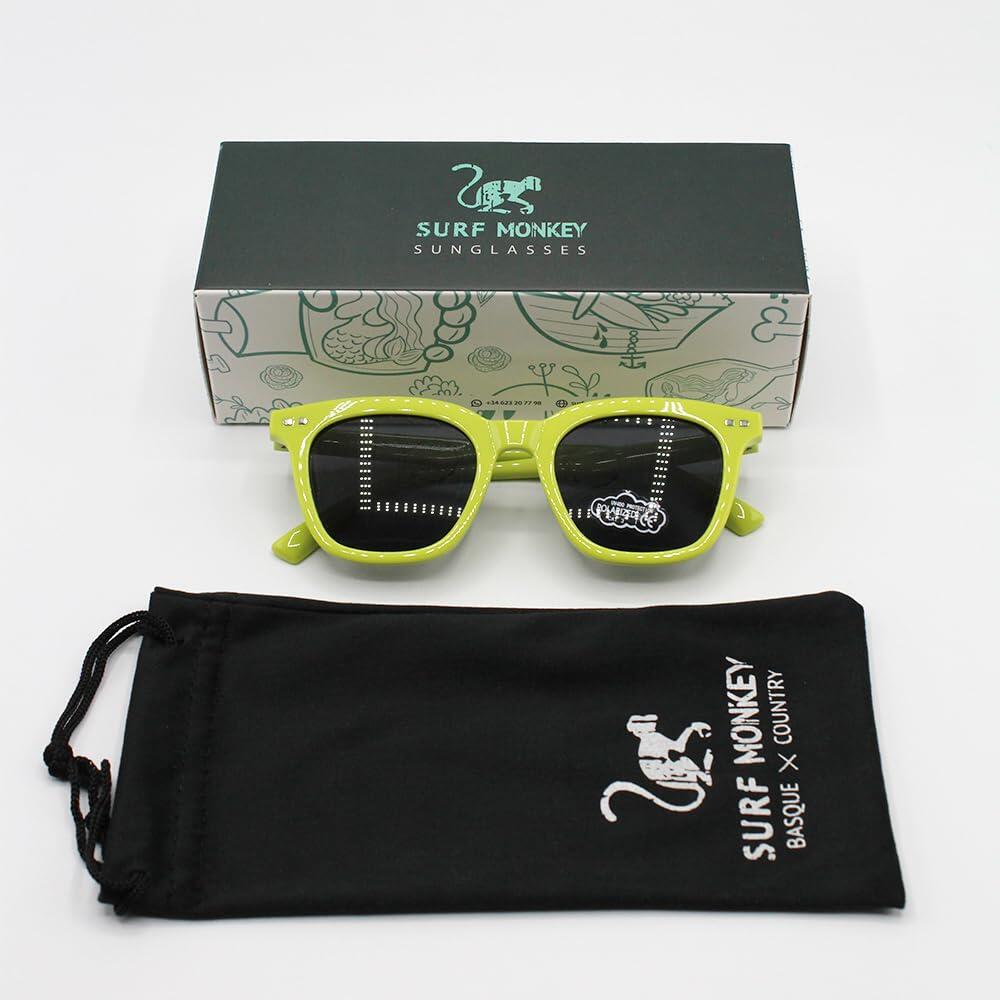Lunettes de soleil unisexes - Flottantes / Polarisées / UV400 / TPX (Noir/Rose) 6/6