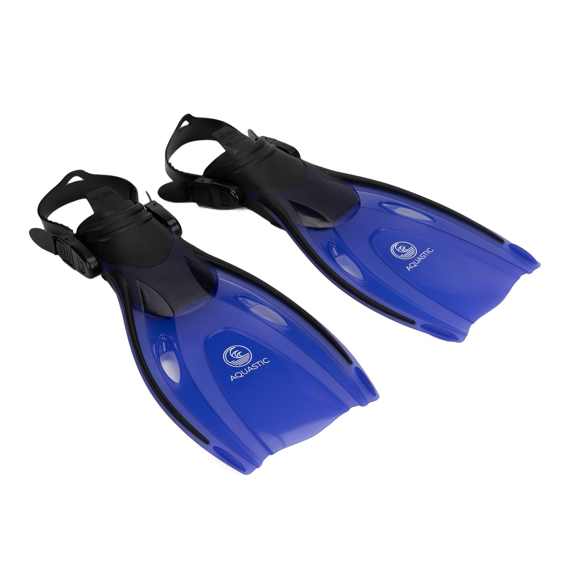 Aquastic - Palmes De Snorkeling Enfants Aquastic Shelly - Palmes - Bleu - Decathlon