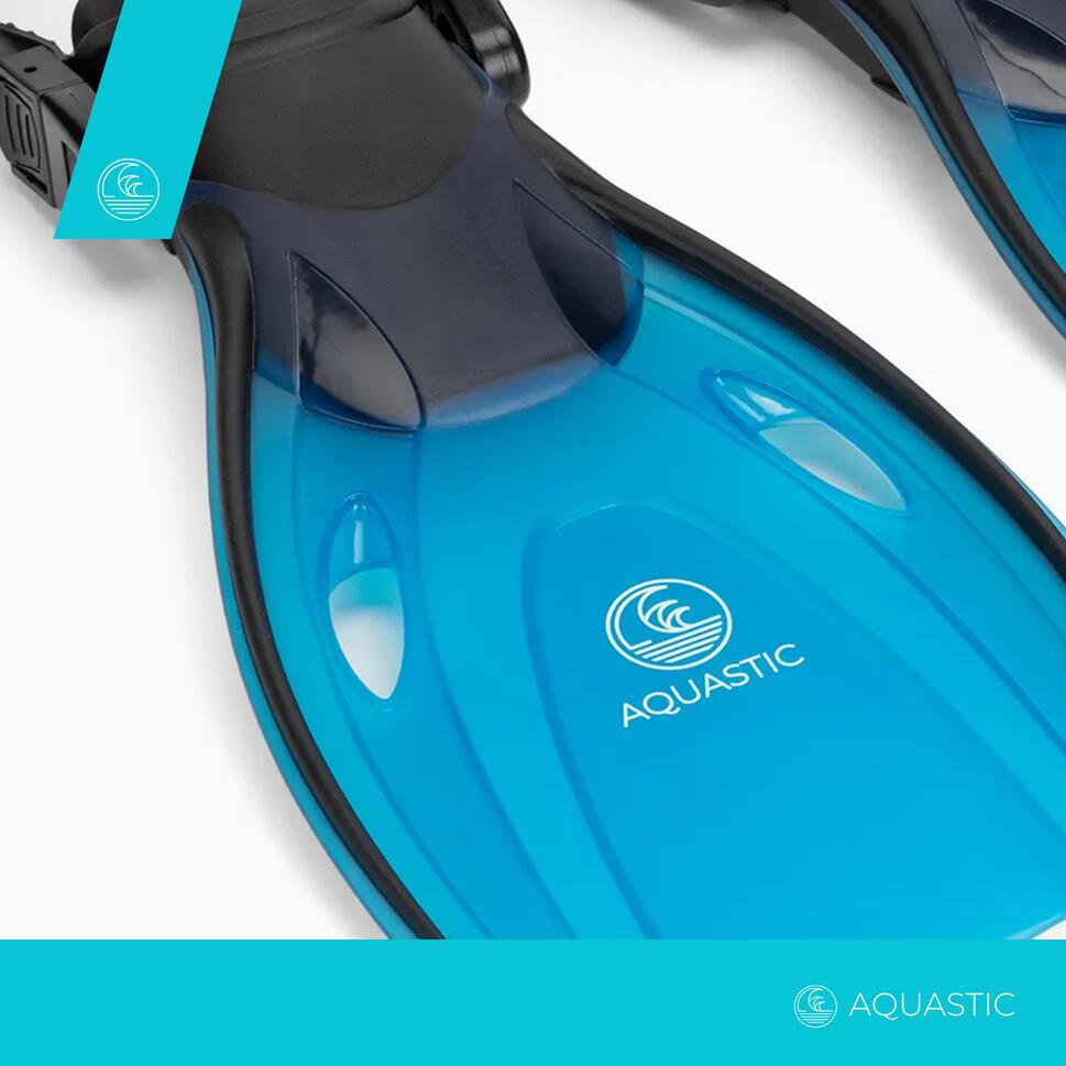 Płetwy do snorkelingu dziecięce AQUASTIC Shelly