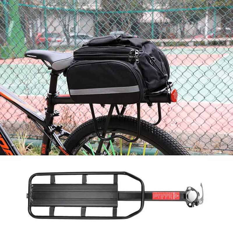 Portbagaj bicicleta MTB cu stop reflectorizant rosu, sarcina maxima 50 kg