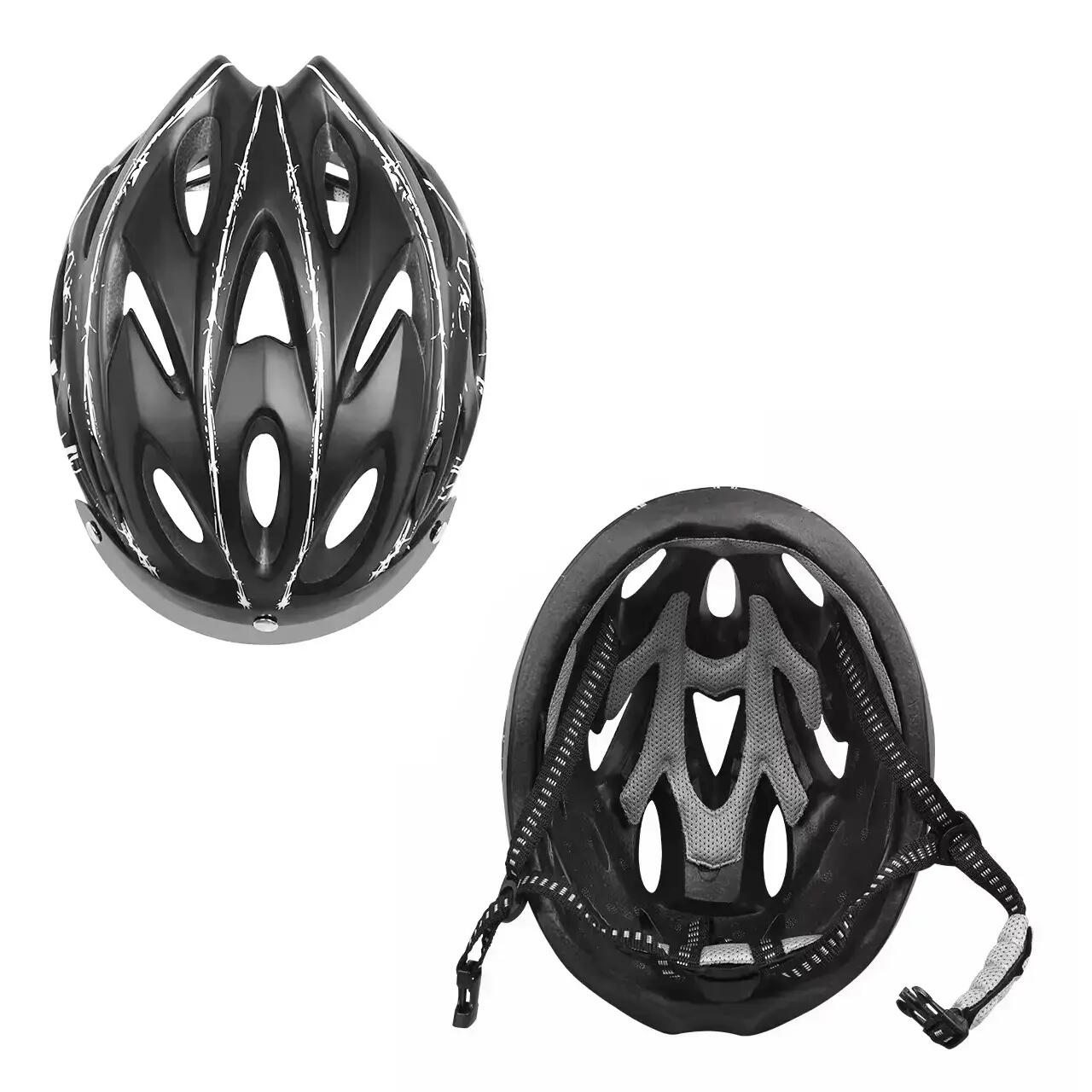 Casca bicicleta, viziera detasabila magnetica, aerodinamica, marimea L 56-61 cm 5/6