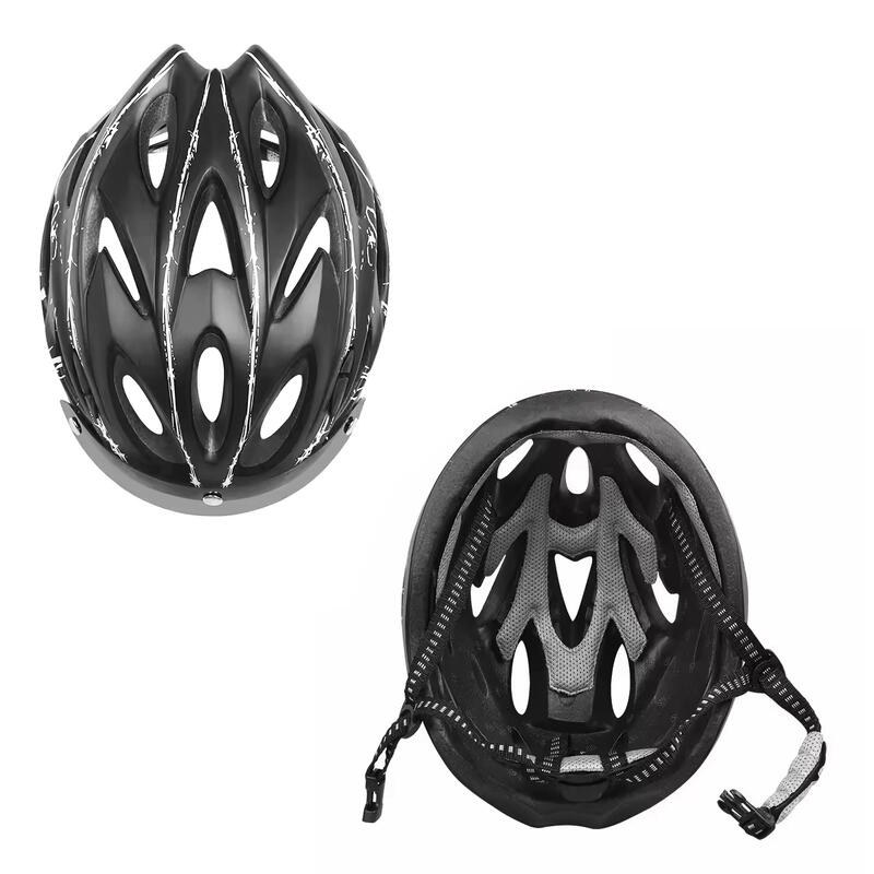 Casca bicicleta, viziera detasabila magnetica, aerodinamica, marimea L 56-61 cm