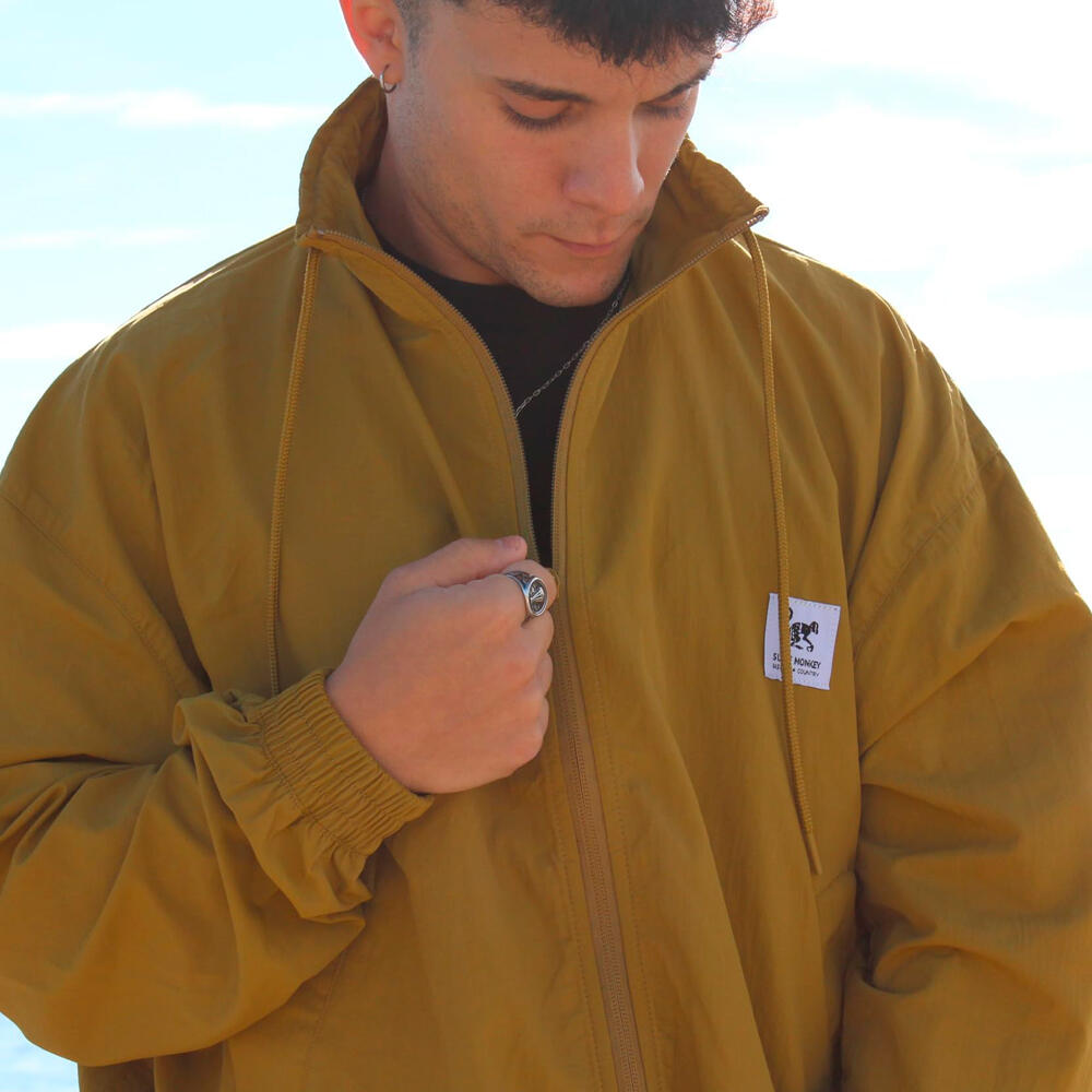 Chaqueta Urbana Poliéster reciclado - Waterproof / Fluorine-free DWR (Mostaza) 3/6