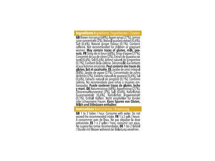 24 gels énergétiques - vegan - caféiné - avec bouchon refermable - 37g - Citron 4/6