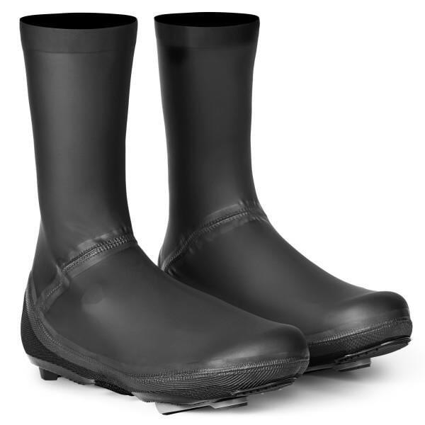Rennrad-Schuhüberzüge - AquaShield 2 Schwarz 1/2