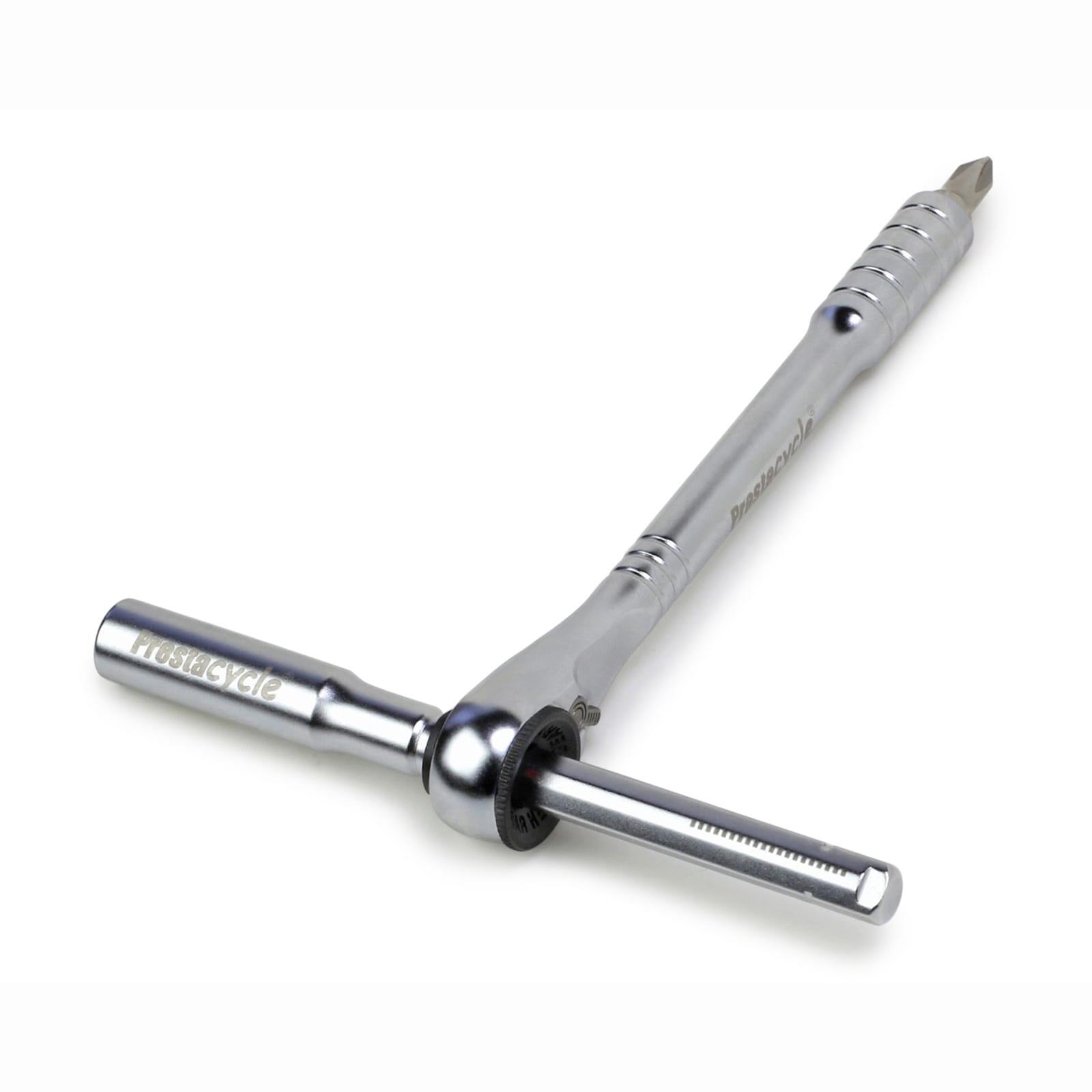 PRESTACYCLE T-HANDLE RATCHET WALLET - 3 WAY RATCHET AND T-HANDLE TOOL KIT 5/7
