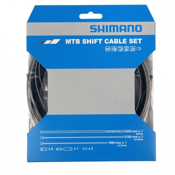 Jeu de câbles de frein revêtus de polymère Shimano 2/2