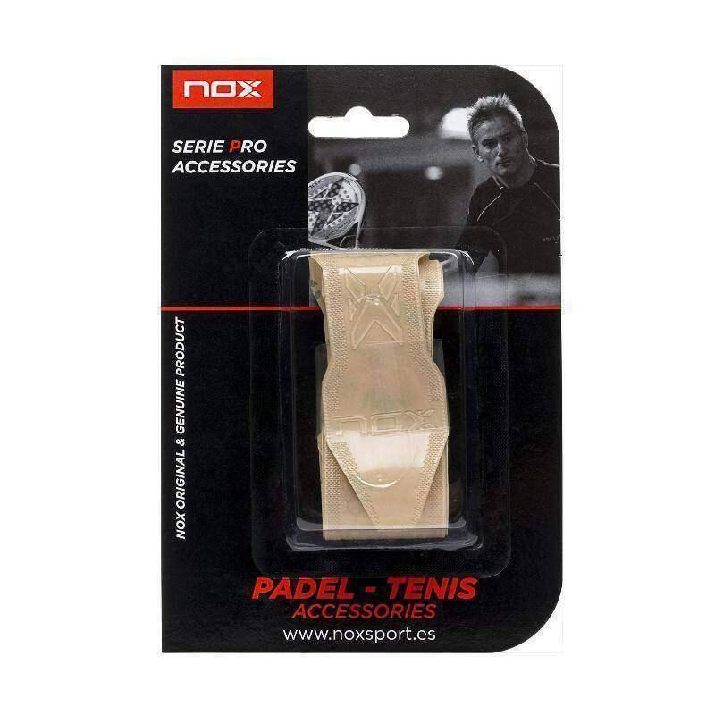 Protetor de raquete de padel transparente com padrão em relevo 5/5