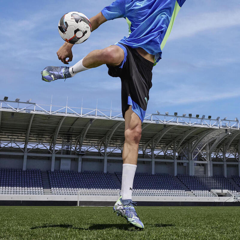 Ghete de fotbal FUTURE 7 ULTIMATE FG/AG PUMA Gray Skies White Fizzy Apple Yellow