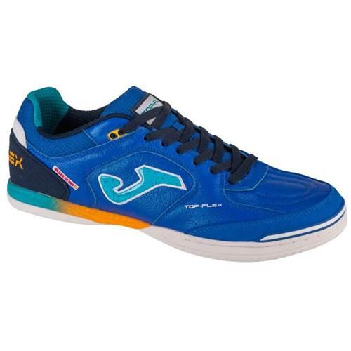 Chaussures Futsal Adulte Joma Top Flex 24 IN Bleu Roi
