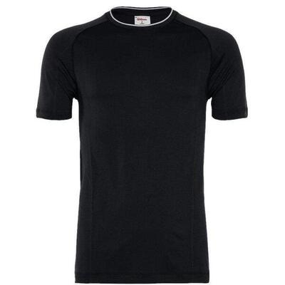 Camiseta wilson team seamless crew negro - - m