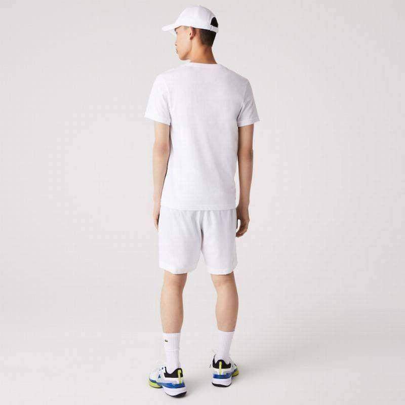 T-shirt Lacoste de manga curta para homem em branco 5/5