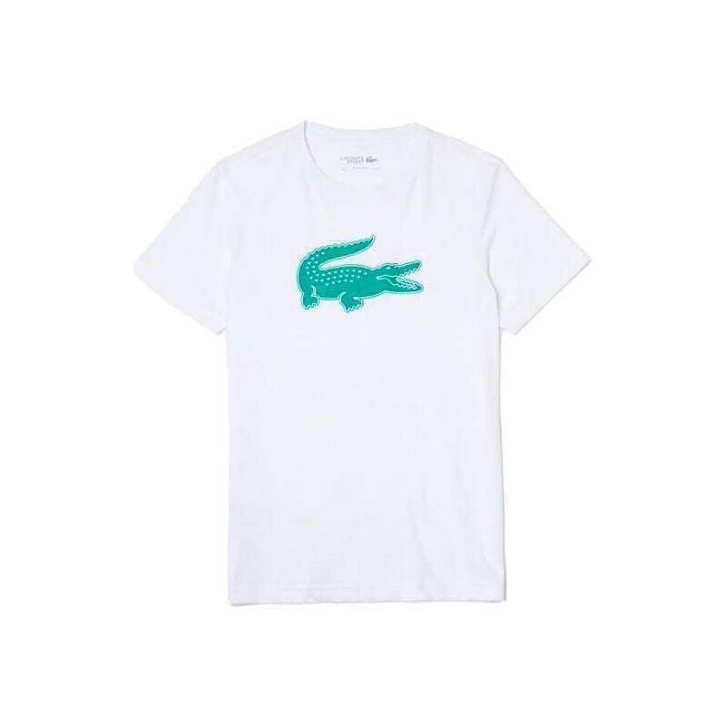 Lacoste T-Shirt De Manga Curta Para Em Homem Branco da Decathlon