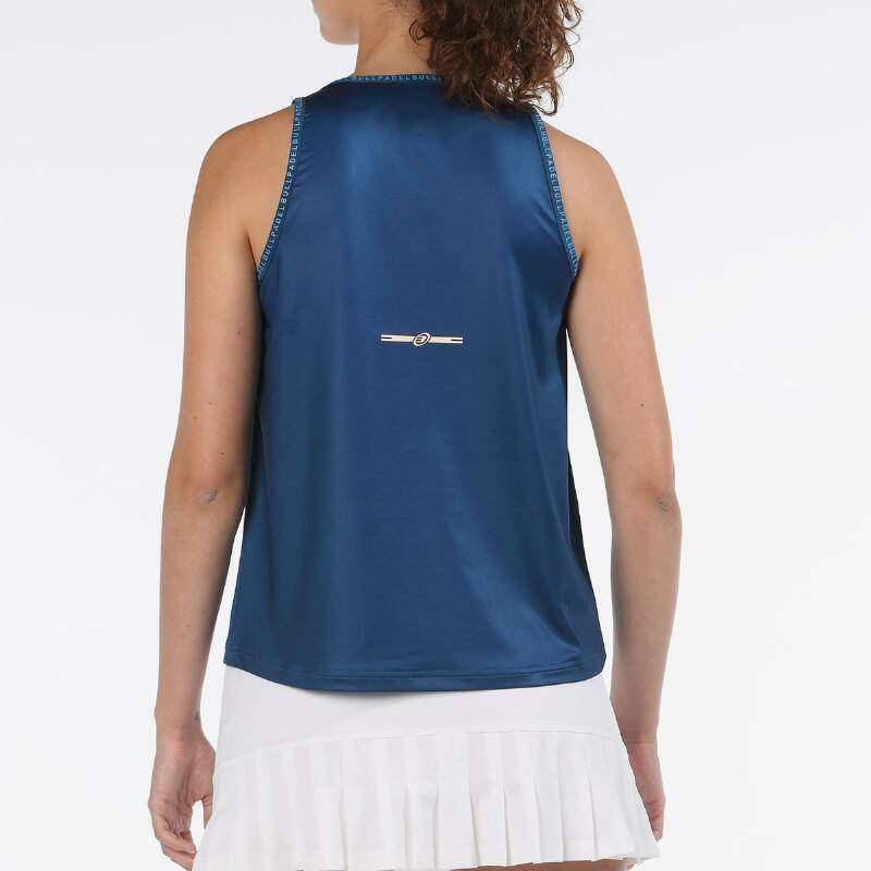 Camiseta de tirantes para mujer Bullpadel en color azul