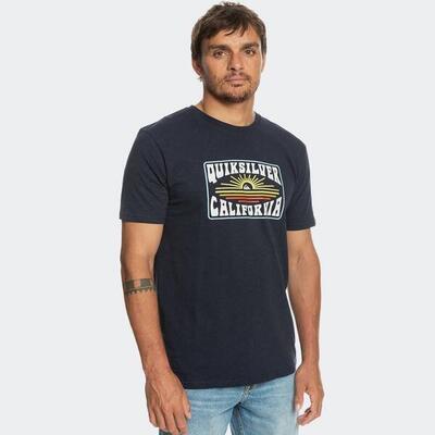 Camiseta de manga corta para hombre Quiksilver Californiadream en color azul