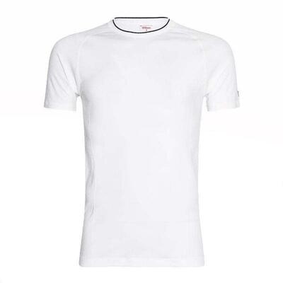 Camiseta wilson team seamless crew blanco - - l