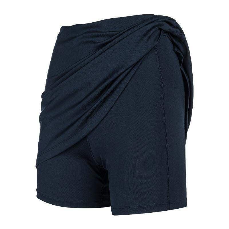 Gonna piatta frontale Team da donna Blu scuro 3/5