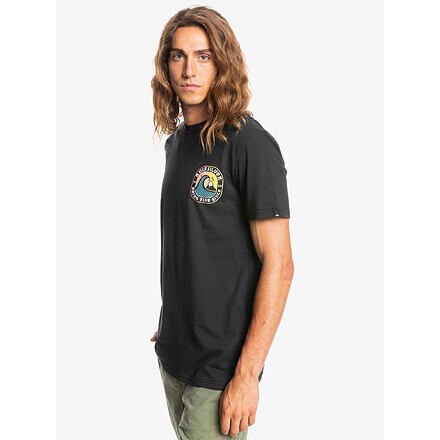 T-shirt Quiksilver de manga curta para homem Another story em preto 2/4