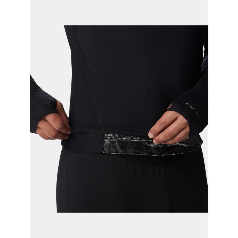 Top lenjerie de corp Midweight Stretch Long Sleeve Half Zip barbati