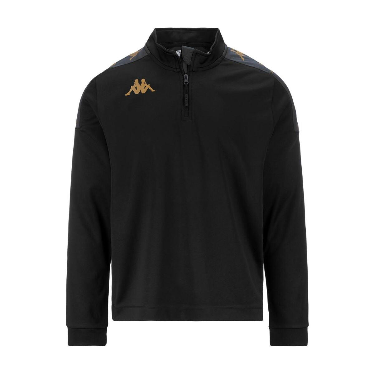 Kappa - Sweatshirt Manches Longues Homme Gassolo Noir - Sweat-shirt - Gris|multicolore|noir - Decathlon